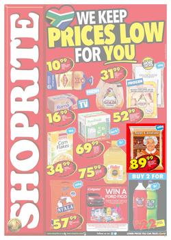 Shoprite KZN : Prices Low (25 Sep - 08 Oct 2017), page 1