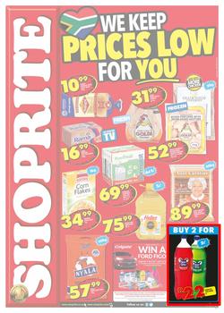 Shoprite KZN : Prices Low (25 Sep - 08 Oct 2017), page 1