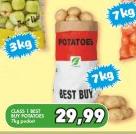 Class 1 Best Buy Potatoes-7Kg