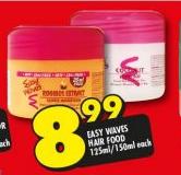 Easy Waves Hair Food-125/150ml Each