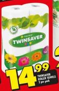 Twinsaver Roller Towels-2 Per Pack