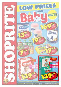 Shoprite KZN : Low Prices For Baby (25 Sep - 08 Oct 2017), page 1