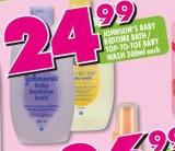 Johnson's Baby Bedtime Bath/Top To Toe Baby Wash-300ml Each