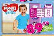 Huggies Nappy Pants For Boys/Girls Size 4-Per Nappy