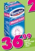 Benylin Cough Syrup For Kids-100ml