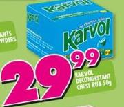 Karvol Decongestant Chest Rub-50g