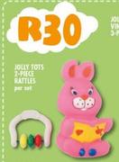Jolly Tots 2 Piece Rattles-Per Set
