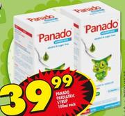 Panado Paediatric Syrup-100ml Each
