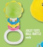 Jolly Tots Ball Rattle-Each