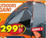 4 Sleeper Tent & Sleeping Bag Set