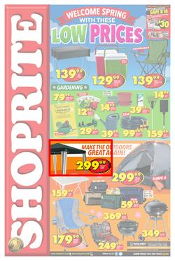 Shoprite : Low Prices (22 Sep - 08 Oct 2017), page 1