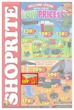 Shoprite : Low Prices (22 Sep - 08 Oct 2017), page 1