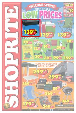 Shoprite : Low Prices (22 Sep - 08 Oct 2017), page 1