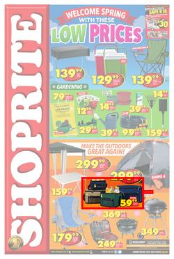 Shoprite : Low Prices (22 Sep - 08 Oct 2017), page 1