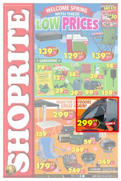 Shoprite : Low Prices (22 Sep - 08 Oct 2017), page 1