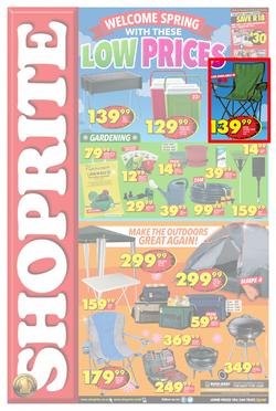 Shoprite : Low Prices (22 Sep - 08 Oct 2017), page 1