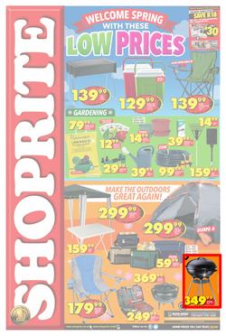 Shoprite : Low Prices (22 Sep - 08 Oct 2017), page 1