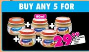 Purity 1st phase Baby Food Assorted-5 x 80ml