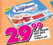 Nestle Jogolino Dairy Snack Assorted-6 x 60g Per Pack