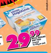 Nestle Jogolino Baby Food Assorted-4 x 100g Per Pack