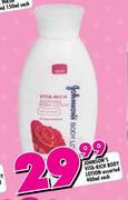 Johnson's Vita-Rich Body Lotion Assorted-400ml Each