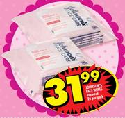 Johnson's Face Wipes Assorted-25's Per Pack