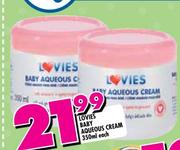 Lovies Baby Aquaous Cream-350ml Each