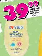 Lovies Baby Bath Wash With Pump-500ml