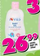 Lovies Baby Oil-200ml