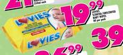 Lovies Scented/Unscented Baby Wipes-80's Per Pack