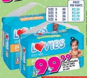 Lovies Disposable Pull-Up Pants Size 4-Per Pant
