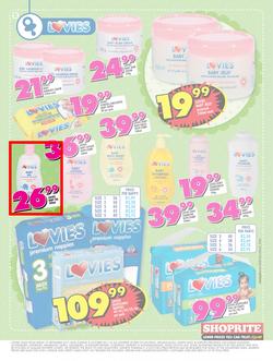 Shoprite : Low Prices For Baby (22 Sep - 08 Oct 2017), page 12