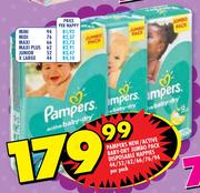 Pampers New/Active Baby Dry Jumbo Pack Disposable Nappies Junior-Per Nappy