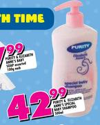 Purity & Elizabeth Anne's Special Baby Shampoo-500ml