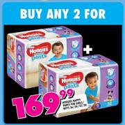 Huggies Nappy Pants For Girls/Boys(36/34/32/30's)-For Any 2
