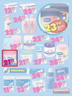 Shoprite : Low Prices For Baby (22 Sep - 08 Oct 2017), page 7