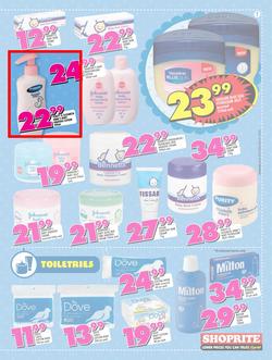 Shoprite : Low Prices For Baby (22 Sep - 08 Oct 2017), page 7