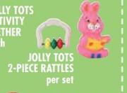 Jolly Tots 2-Piece Rattles-Per Set