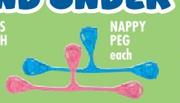 Jolly Tots Nappy Peg-Each