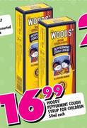 Woods Peppermint Cough Syrup For Children-50ml Each