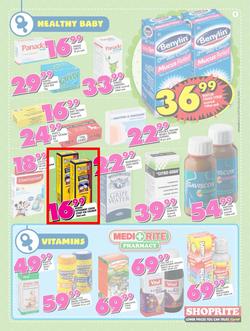 Shoprite : Low Prices For Baby (22 Sep - 08 Oct 2017), page 9