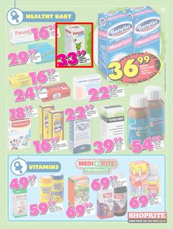 Shoprite : Low Prices For Baby (22 Sep - 08 Oct 2017), page 9