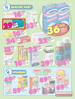 Shoprite : Low Prices For Baby (22 Sep - 08 Oct 2017), page 9