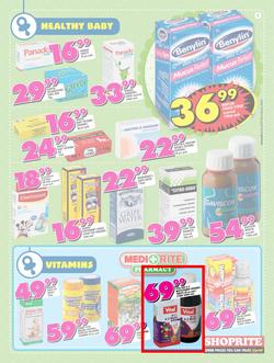 Shoprite : Low Prices For Baby (22 Sep - 08 Oct 2017), page 9
