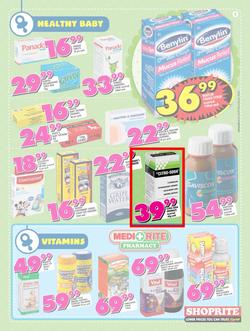 Shoprite : Low Prices For Baby (22 Sep - 08 Oct 2017), page 9
