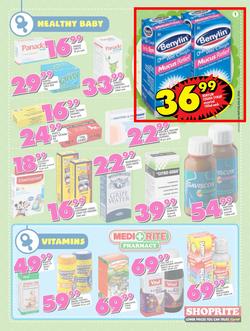 Shoprite : Low Prices For Baby (22 Sep - 08 Oct 2017), page 9