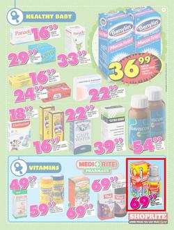 Shoprite : Low Prices For Baby (22 Sep - 08 Oct 2017), page 9