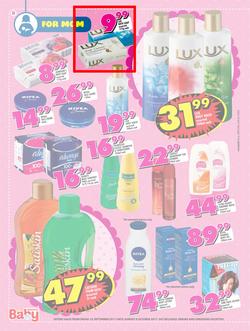 Shoprite : Low Prices For Baby (22 Sep - 08 Oct 2017), page 10