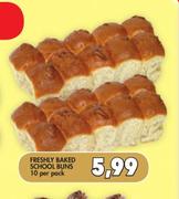 Freshly Baked School Buns-10 Per Pack