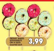 Freshly Baked Doughnuts On A Stick Assorted-Each